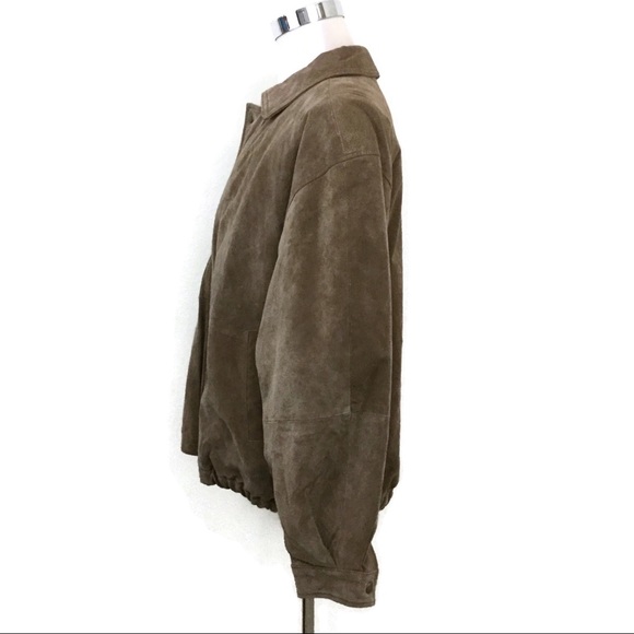 100% Suede Leather CAMBRIDGE Bomber Jacket! - Picture 5 of 8